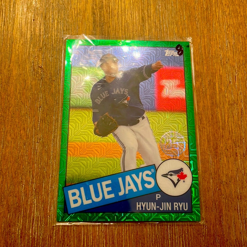 Hyun-Jin Ryu topps CPC-15 Green edge